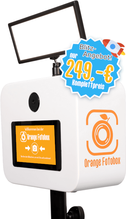 Orange Fotobox Blitzangebot